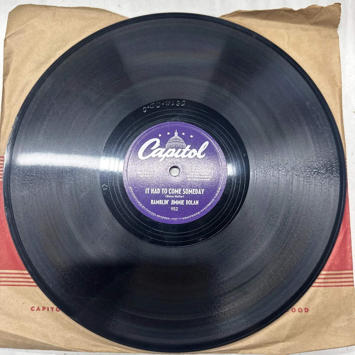 Capitol Records 78 RPM Vinyl Records Just Listed 2026