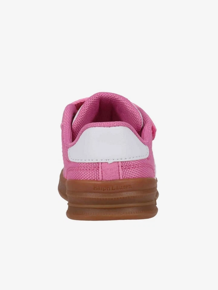 Polo Ralph Lauren Heritage Court III T-Toe EZ Trainers Pink Toddler US 6/ EU 22 - Image 4 of 4