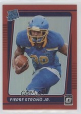 2022 Panini Chronicles Draft Picks Red Prizm 89/149 Pierre Strong Jr #30 z6b
