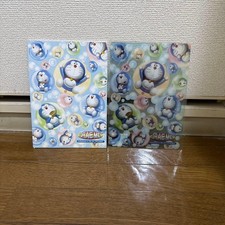 Doraemon Notebook  Sheet Set A4 Blue Green Bubble Design Used