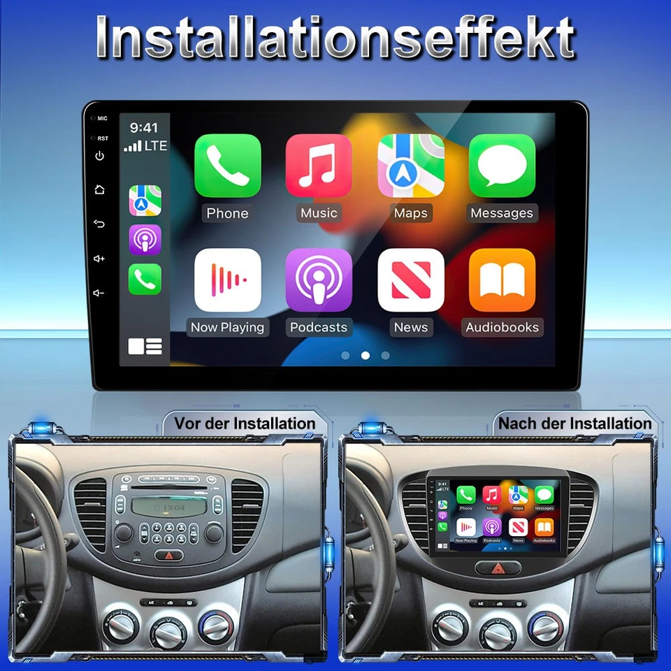 4+64G Autoradio Für Audi A3 S3 RS3 8P Carplay Android 15 GPS Navi RDS WiFi DAB+ - Bild 4 von 4