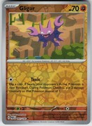 Pocket Scout - Gligar 091/182 Reverse Holo Near Mint SV04: Paradox Rift Pokemon card
