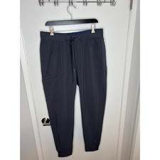 Cherokee Men's Infinity Scrub Pull-On Drawstring Jogger Pants Grey  Size L
