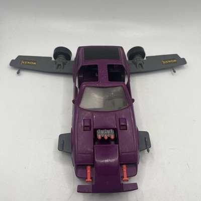 Vintage M.A.S.K. Manta 300ZX 1987 Purple Transforming Car Toy