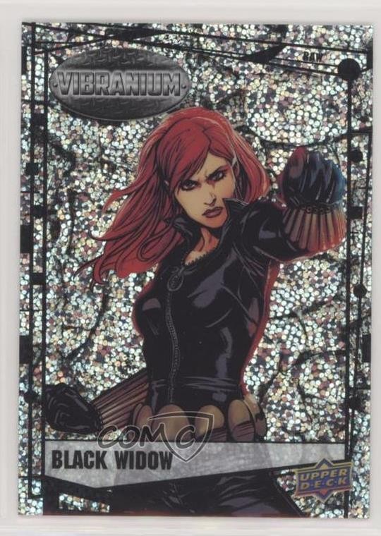2015 Upper Deck Marvel Vibranium Raw Vibranium Black Widow #36 2k3