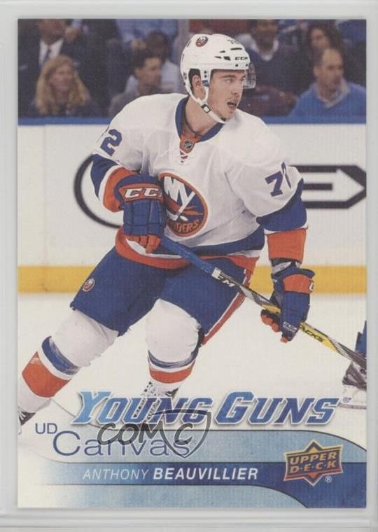 2016-17 Upper Deck UD Canvas Young Guns Anthony Beauvillier #C117 x4f