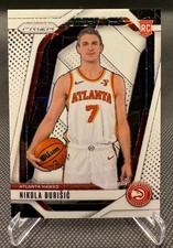 2024-25 Prizm #229 NIKOLA DURISIC Velocity Prizm Rookie 061/275 Atlanta Hawks RC