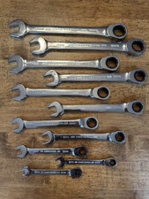 Craftsman 11pc Metric Chrome 72 Tooth Ratcheting Box Wrench Set
