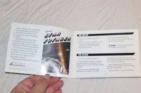 Authentic Nintendo NES Star Voyager Instruction Manual ONLY