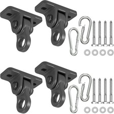 Heavy Duty Porch Swing Hangers Kit, with Screws Bolts for Wooden Sets Playground