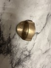 Vintage Gold Tone Skull & Crossbones Oval Signet Ring Size 11 see description — photo 7
