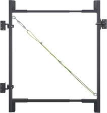 Heavy Duty DIY Fence Gate Kit 36"-72" Adjustable Wood Gate Building Kit for 4-
