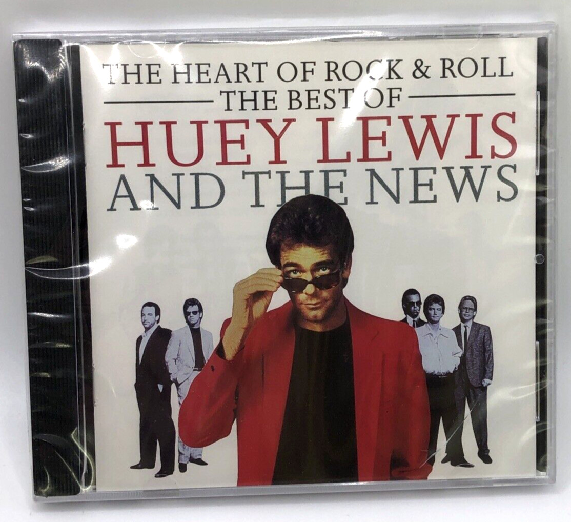 Huey Lewis & The News - Heart of Rock & Roll CD Best Of - Sealed, Damaged Case