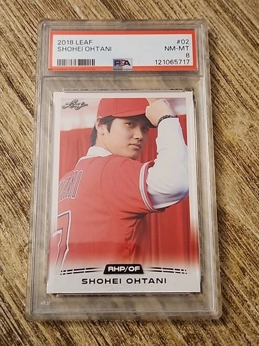 2018 LEAF BASEBALL OHTANI #LB-01 SHOHEI OHTANI  PSA 8