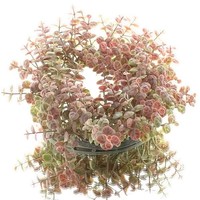 Gasper Eucalyptuskranz Altrosa & GrüN Ø 28 Cm - Kunstblumen