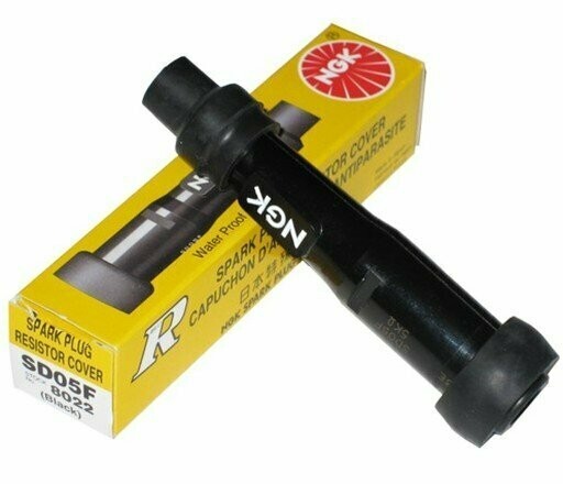 NGK Spark Plug Cap SD05F Black 8022 Threaded Terminal  replaces fire power
