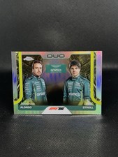 2025 F1 Topps Chrome Fernando Alonso/Lance Stroll Duo Refractor #168