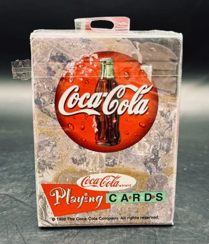 Vintage 1998 Coca Cola Polar Bear Soda Advertising Playing Cards Deck NEW