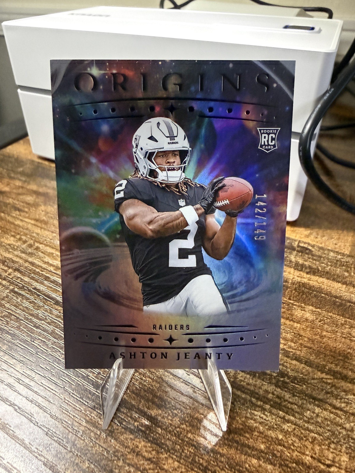 2025 Panini Origins - Rookies Ashton Jeanty, #139 Holo Silver /149 (RC)