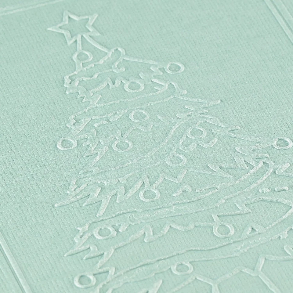 Prägeschablone Weihnachtsbaum Embossing Folder Karten Basteln Scrapbooking - Bild 4 von 4