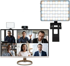 Video Conference Lighting Kit, Camera Light for Zoom Meetings, Streaming Video F