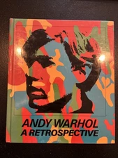 1st Edition 1989 "Andy Warhol: A retrospective" Hardcover collector's book