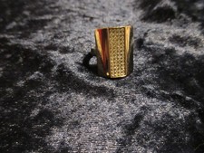 Dyrberg Kern Ring goldfarben gebraucht