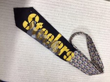 Pittsburg Steelers Men  s 100 Silk Tie Team NFL Football 3 Rivers Stadium