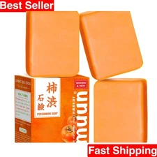 Persimmon Soap Pack 3 For Old People Smell, Odor Control - Japanese Deodorant...