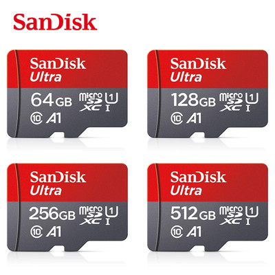 SanDisk Ultra Micro SD 32GB 64GB 128GB C10 SDHC SDXC Speicherkarte & Adapter