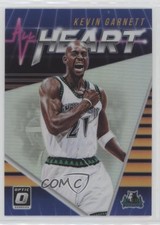 2018-19 Panini Donruss Optic All Heart Holo Prizm Kevin Garnett #9 HOF ni4