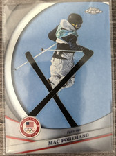 2026 Topps Chrome Olympics Mac Forehand - USA Free Ski #136 base