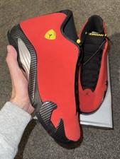 BRAND NEW SIZE 12.5 AIR JORDAN 14 FERRARI OG ALL