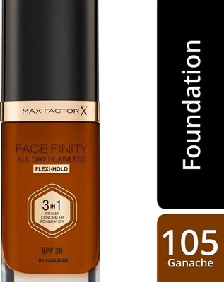 Max Factor Facefinity All Day Flawless Flexi Hold Foundation 3 in 1 105 Ganache