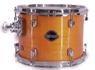 ddrum Dominion Birch 12''x9'' Rack Tom   Ash Veneer Gloss Natural   NEW, FREE SHIP