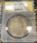 1877-S T$1 Trade Silver Dollar ANACS G4