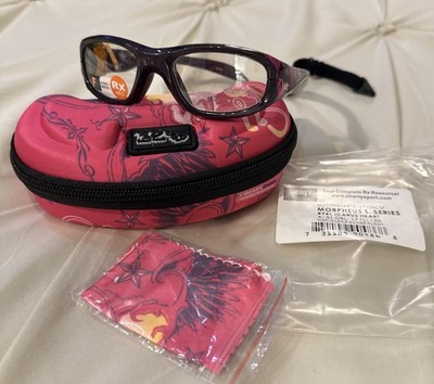 New $140 Liberty Morpheus Icarus Heart Purple Sports Glasses 51 17 125 Rec Specs