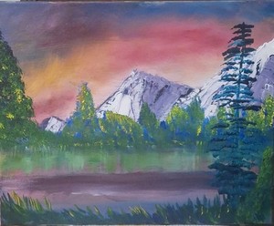 Hidden Places 12, Acrylic Painting - 16x20 Hand Painted Artwork on Canvas