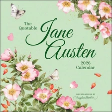 The Quotable Jane Austen 2026 Wall Calendar by Austen, Jane, Like New Used, F...