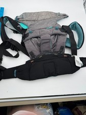 Infantino Flip 4-in-1 Baby Carrier Teal Gray Adjustable Infant Toddler