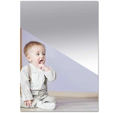 Gxoeegof 17" X 12" Self Adhesive Acrylic Mirror Sheet 0.08"(2Mm) Thick