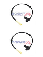 2X Bogap ABS-SENSOR Raddrehzal Vorne Links+Rechts Passend FüR Renault Clio Thali