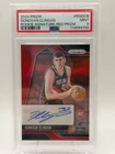 DONOVAN CLINGAN 2024 PANINI PRIZM RED PRIZM AUTO MINT PSA 9 TRAIL BLAZERS!!!!!
