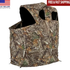 1 Person Deluxe Hunting Folding Camouflage Tent Chair Blind Fabric AMEBL2004