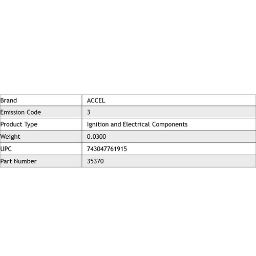 Accel High Performance Ignition Module for GM Externally Mounted Modules #35370 - Picture 4 of 9
