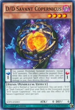 Yugioh! LP D/D Savant Copernicus - SDPD-EN003 - Common - 1st Edition Lightly Pla