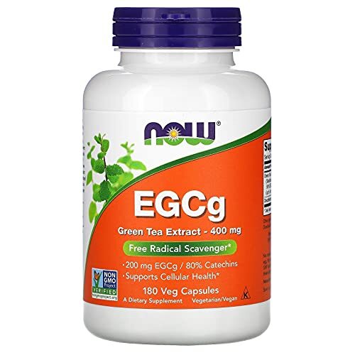 NOW FOODS EGCg Green Tea Extract 400 mg 180 Veg Capsules