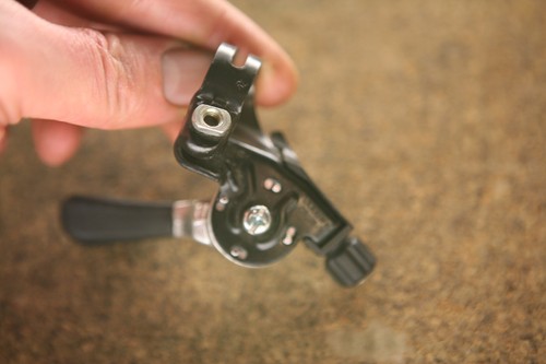 Retro oldschool NOS NEW Shimano Deore / SL-MT62 left hand front thumb shifter - Picture 4 of 5