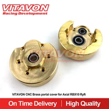 Vitavon CNC Brass portal cover for Axial RBX10 Ryft