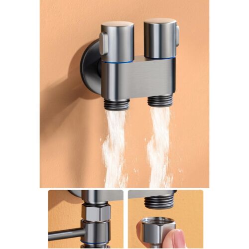 1-In-2-Out Dual Control Valve, 1-In-2-Out Washing Machine and Toilet Faucet - Picture 15 of 22